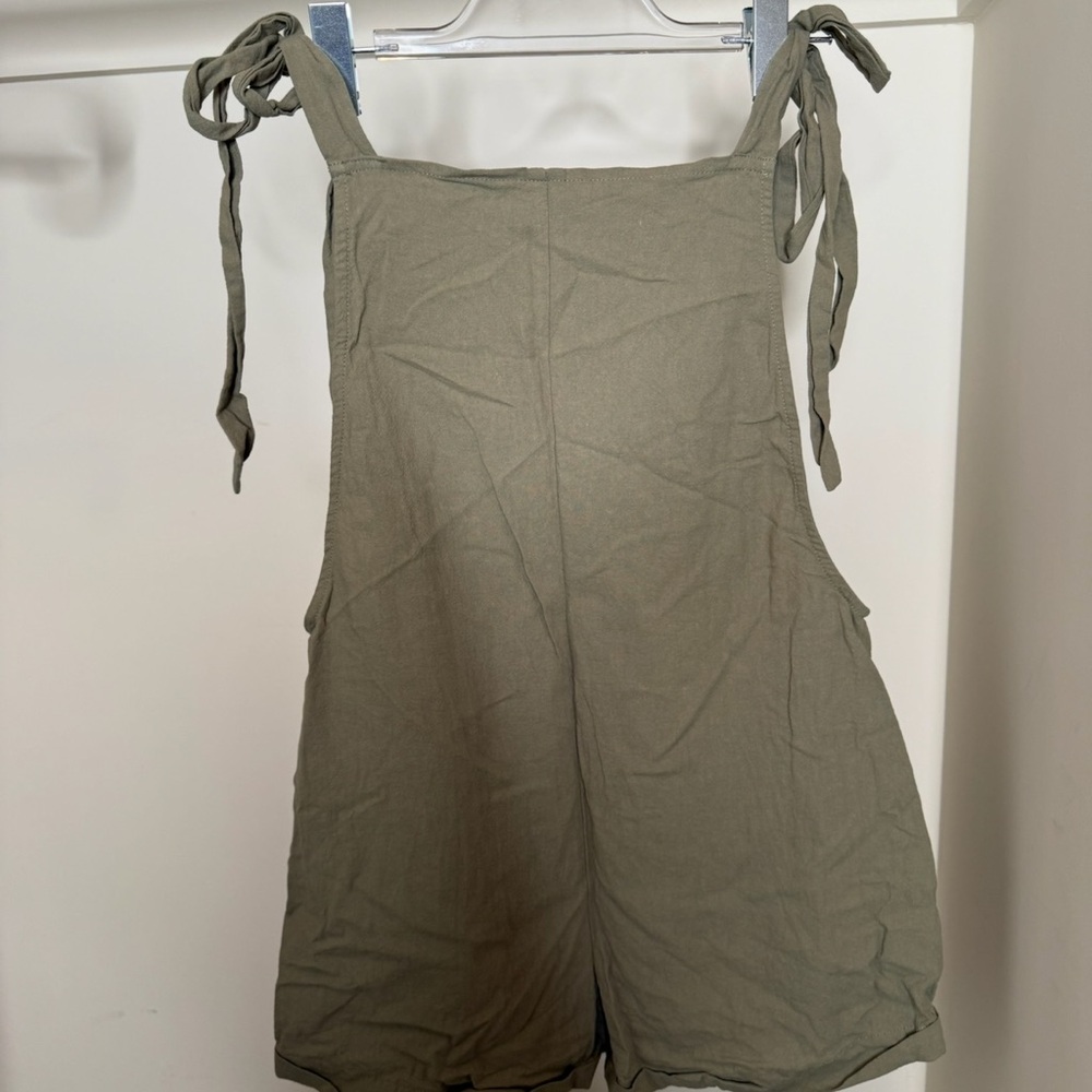 SHEIN Khaki Sleeveless Romper